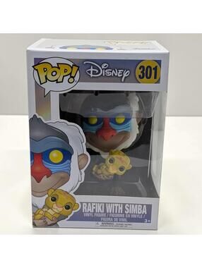 NEW NIB Funko Pop! Disney The Lion King Rafiki with Simba #301 Vinyl Figure